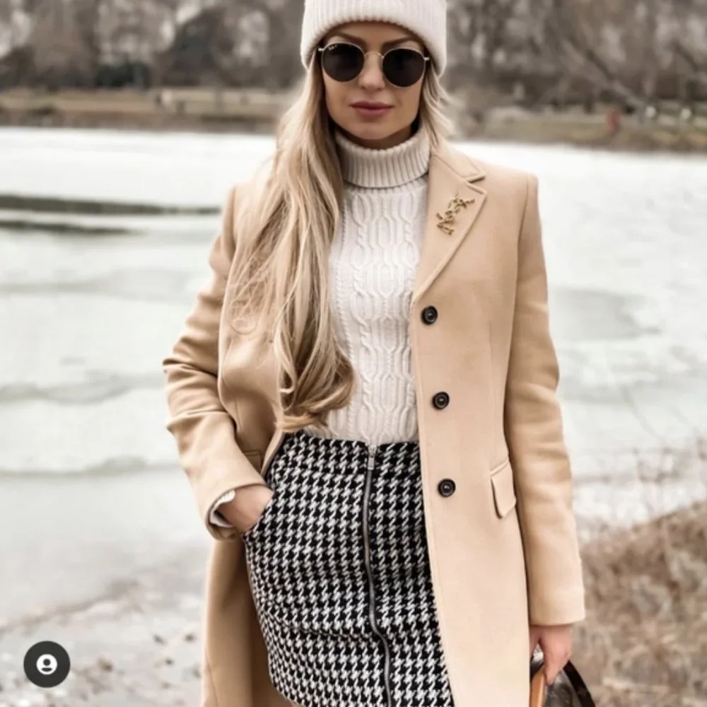 Zara Manteco Wool Blend Coat - Picture 5 of 11